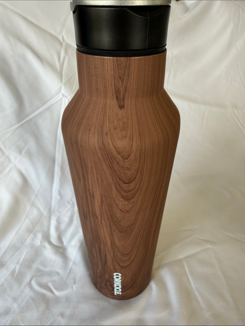 Corkcicle Stainless Steel Water Bottle (Wood Grain) 20 oz
